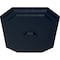 Ekena Millwork Felix Ceiling Medallion, Hand-Painted Midnight Dream, 25 1/4"W x 17 1/4"H x 1 3/4"P CM25FEMDF - alternate 2